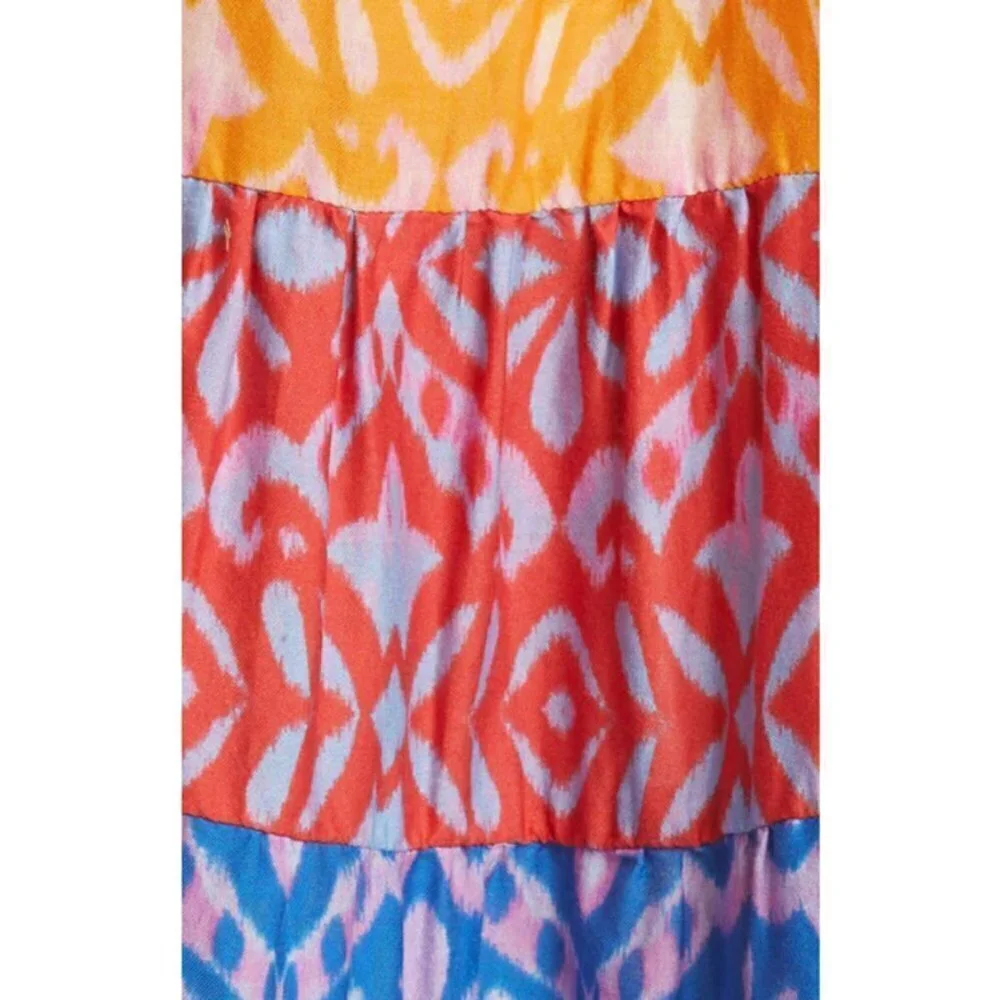 💕XIRENA💕 Viv Dress ~ Fiesta Multi-Color-Block Print XL NWT - Picture 11 of 16